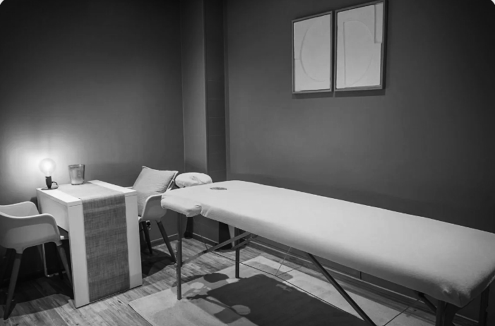 Salle de soin Kivodi avec ambiance paisible et décor bien-être